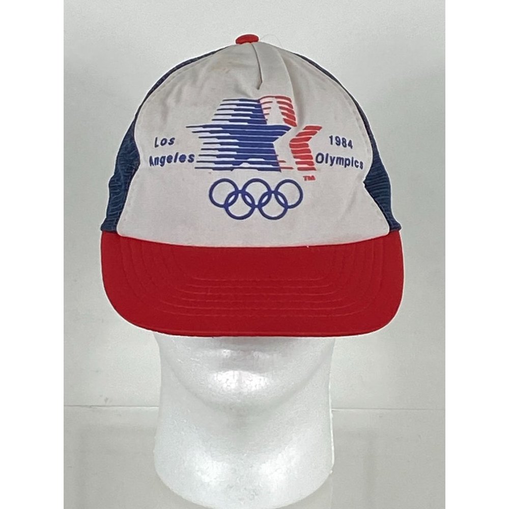 VTG L.A,.O.O.C. Los Angeles 1984 Olympics Trucker Mesh Snapback Cap OS F274